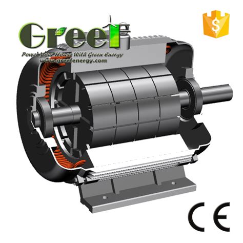 40kw 3 Phase Ac Low Speedrpm Synchronous Permanent Magnet Generator
