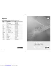 Samsung 7 Series Manuals | ManualsLib
