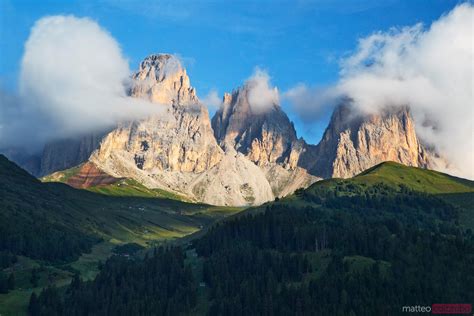 Sassolungo Mountain Range In The Dolomites Italy Royalty Free Image