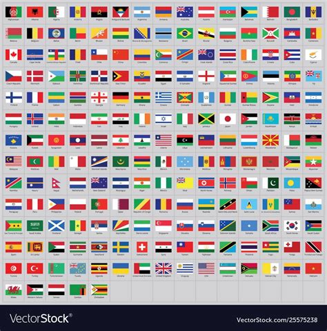 All National Flags From All Over The World With Names High Quality