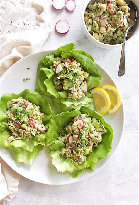 Avocado Tuna Salad Lettuce Wraps Robust Recipes