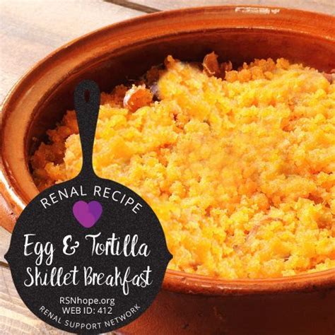 A great vegetable choice for the kidney diet, green beans can be prepared so many ways. Mexican Egg & Tortilla Skillet Breakfast (Megas) | Renal ...