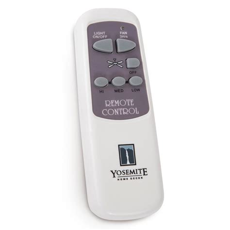 Yosemite Home Decor Remote Control For Ceiling Fans With 7