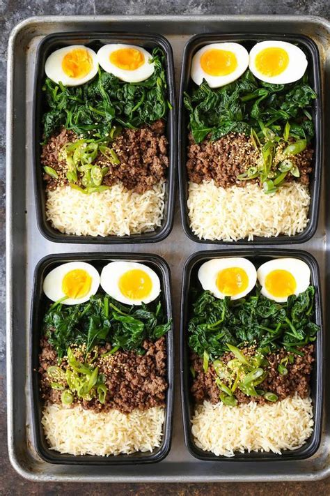 The meat tastes even better after marinated overnight. Korean Beef Bowl Meal Prep | Recipe | Lunch recipes ...