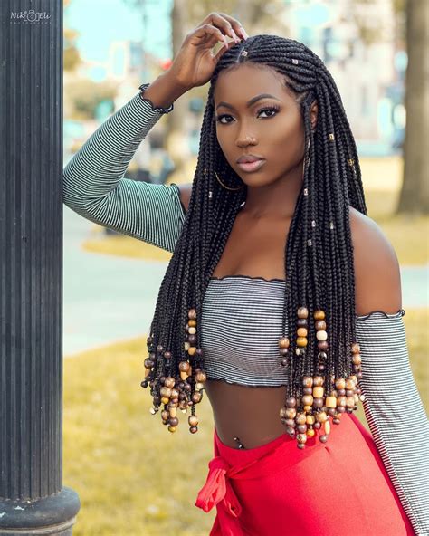 21 Stunning Photos Of The Fulani Braids Blac Chynas Exs Sister Recently Tried African Hair
