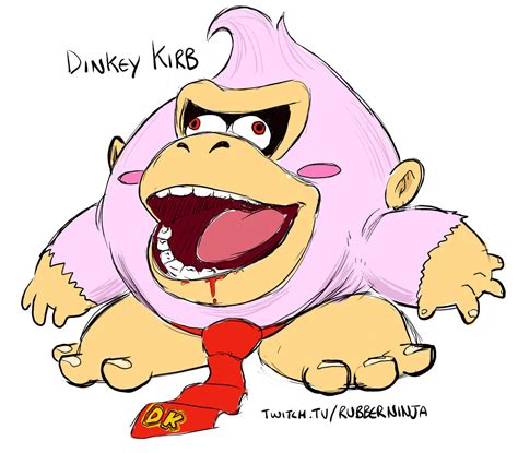 Dinkey Kirb Super Smash Brothers Know Your Meme