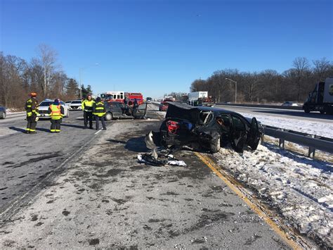 4 hurt in afternoon crash on I-70 eastbound - Indianapolis News