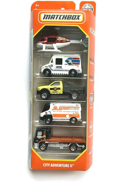 Matchbox Car Collection 5 Pack 2022 Mix Vehicle Case Of 12