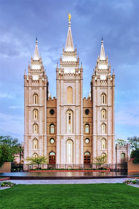 State of utah, as well as the seat of salt lake county, the most populous county in utah. Salt Lake City Temple Moning Photograph by Tausha Coates