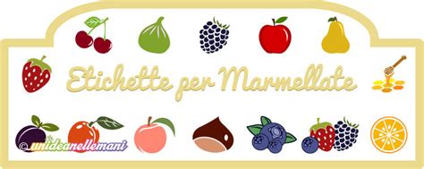 Tante etichette davvero carine che renderanno i nostri pacchetti regalo davvero originali. Etichette per Marmellata di Uva Fragola da Stampare