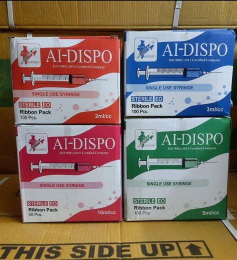 Plastic Ai Dispo Syringes 5 Ml 22g 100 Pcs At Rs 150piece In Noida