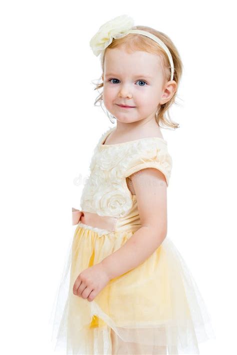Pretty Kid Girl Isolated Stock Photo Image Of Cheerful 29120526