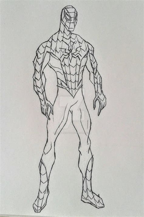 Amazing Spiderman Marvel Now Sketch By Kamran10000 On Deviantart