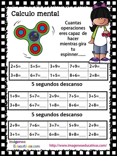 Check spelling or type a new query. Fichas para el cálculo mental, aprovecha los spinners ...