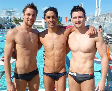Triple Threat Guys In Speedos Aussiebum Swimwear Men S Swimsuits