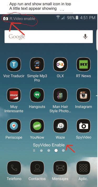 How To Show Application Icon And Text On Top Left Corner At Home Screen