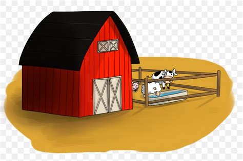 Cattle Silo Farm Barn Clip Art Vector Red House Png Download 1200 All