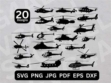 Helicopter Svg Bundle Helicopter Svg File Helicopter Clipart