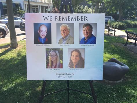 In Annapolis Park Capital Gazette Victims Honored 1 Year Later Wtop News