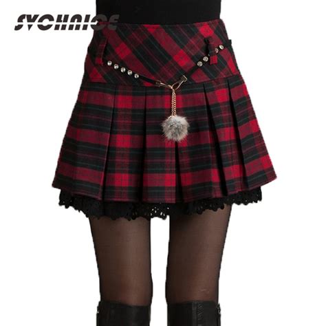 Fashion Autumn Winter Skirt Women 2019 Spring Schoolgirl Sexy Short