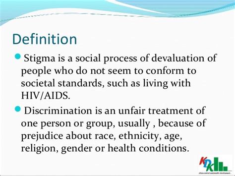 Stigmatization And Discrimination