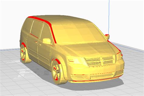 Stl File Dodge Grand Caravan Sxt 2008 🚗・model To Download And 3d Print