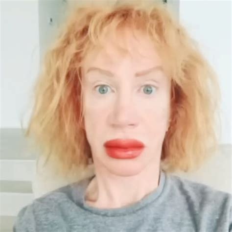 Kathy Griffin Stuns Fans By Showing Off Massively Swollen Lips After Getting Her Mouth Tattooed