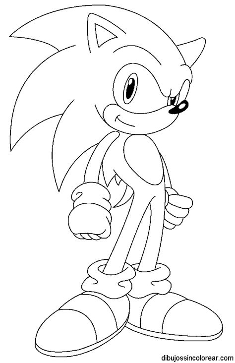 Dibujos De Sonic Sega Para Colorear