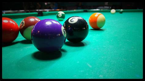 Hd Wallpaper 4 Billiards Green Pool Ball Table Pool Ball Sport
