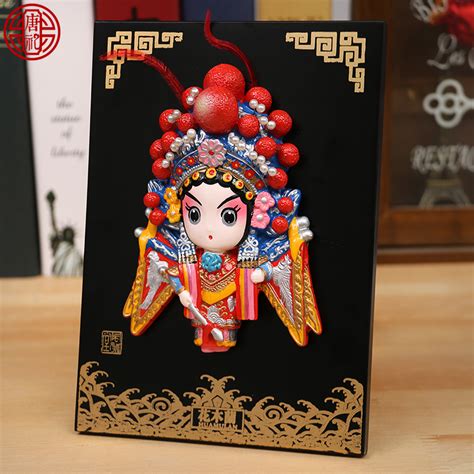 Buy a gift to send abroad locally. Tang gift Peking Opera ornaments Chinese characteristics ...