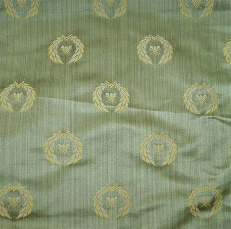 Designer Neoclassical Bee Strie Silk Damask Fabric 5 Yards Etsy