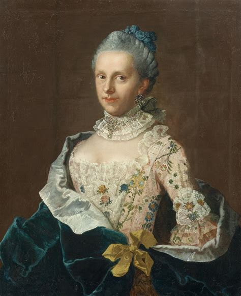 Ca 1765 Wife Of Landrat Jacobi Aus Hildburghausen By Johann Valentin
