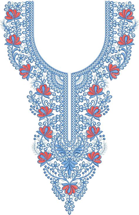 Neckgala Embroidery Design