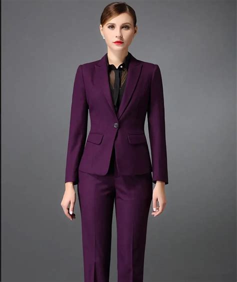 Custom Made Autumn Bussiness Formal Elegant Women Suit Set Blazers