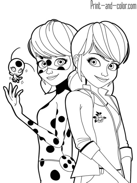 coloriage miraculous gratuits à imprimer (Coloriages, Dessins et PDF