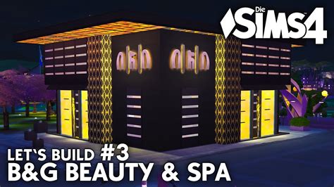 Die Sims 4 Beauty And Spa Bauen 3 Black And Gold Wellness Center