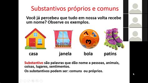 Portugu S Substantivos Comuns E Pr Prios Ano Youtube