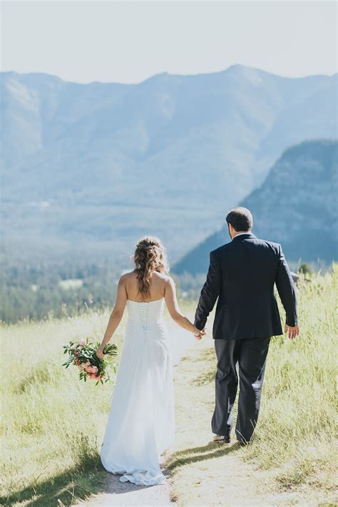Banff Destination Wedding At Buffalo Mountain Meadow Lake Minnewanka