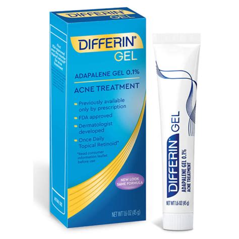 Differin Adapalene Gel 0.1% Acne Treatment,15g - MYSKINCAREMALL