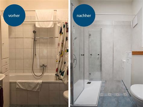 Oder anstelle der badewanne erstellt man auf dieser fläche eine duschwanne mit ca. Wanne raus - Dusche rein Innsbruck - Renovierung vom Experten