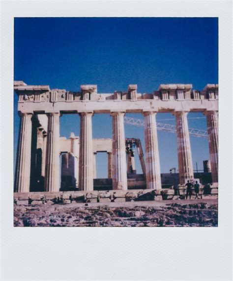 Polaroid Diaries A Day At The Acropolis Of Athens Sx 70