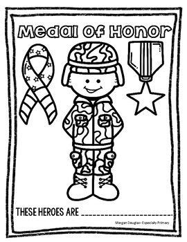 Medal of Honor Coloring Freebie | Medal of honor, Honor, Freebie