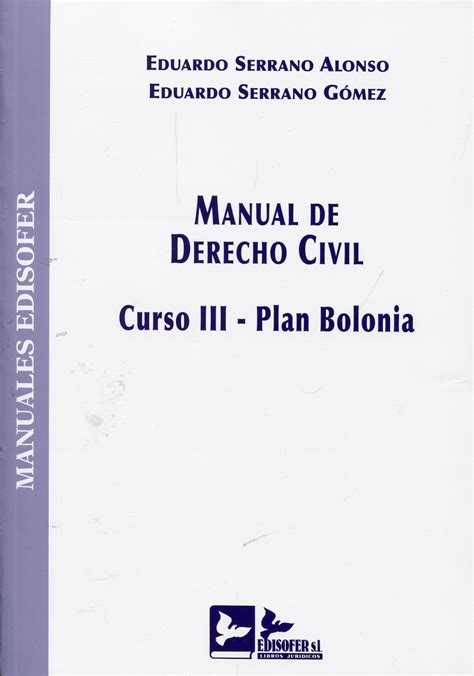 Librería Dykinson Manual De Derecho Civil Curso Iii Plan Bolonia