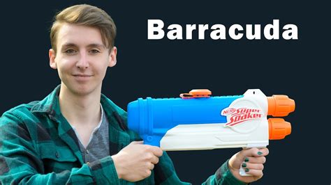 Nerf SuperSoaker Barracuda Unboxing Review Test MagicBiber Deutsch YouTube