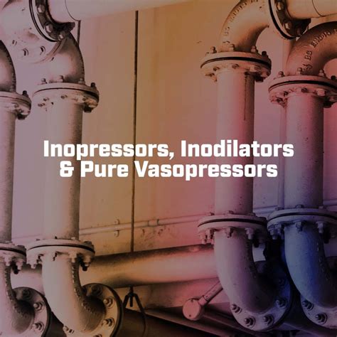 Inopressors Inodilators And Pure Vasopressors Podcast Subscription