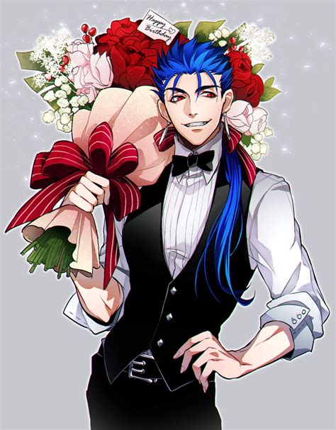 Zerochan has 717 lancer (fate/stay night) anime images, wallpapers, hd wallpapers, android/iphone wallpapers, fanart, cosplay pictures, screenshots, facebook covers, and many more in its gallery. 1boy blue_hair bouquet earrings fate/hollow_ataraxia fate ...
