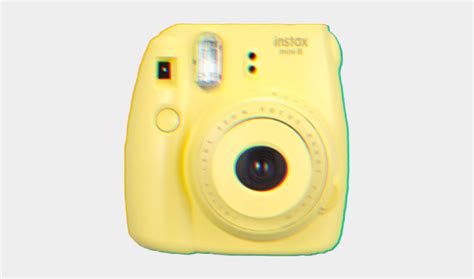 Yellow Polaroid Camera Aesthetic Yellowaesthetic Aesthetic