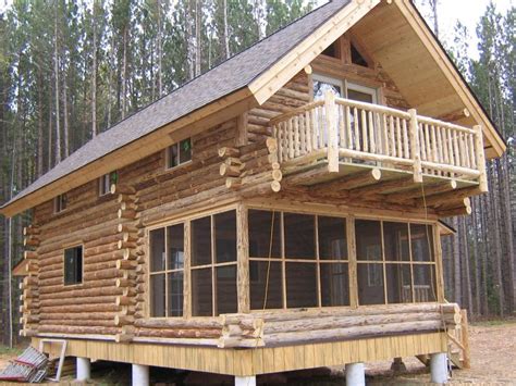 The great room features a vaulted ceiling, northwood's style log furniture, flat screened television and dvd a boat dock, sun deck with adirondack chairs, picnic table, charcoal grill and campfire ring are all provided at your cabin. Red Pine Log Works, Inc - Photo Gallery