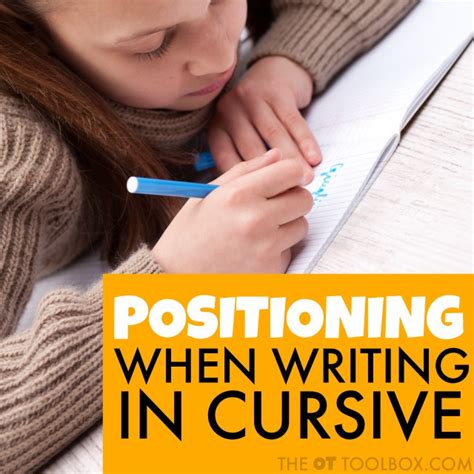 Positioning When Writing In Cursive The Ot Toolbox