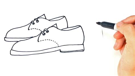 Cómo Dibujar Un Zapatos Paso A Paso Dibujo Fácil De Zapatos